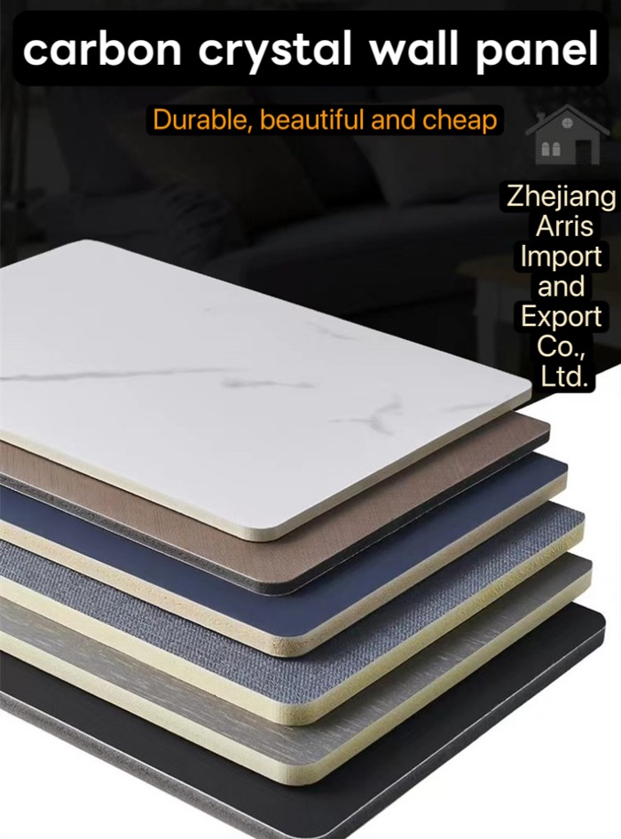 Eco Friendly Carbon Crystal Wall Panel